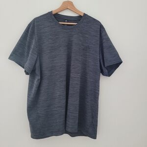 Adidas T  Shirt‎ Short Sleeve size 2X Mens Gray Athletic Workout Wear